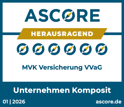ASCORE Auszeichnung - Unternehmen Komposit - Ausgezeichnet